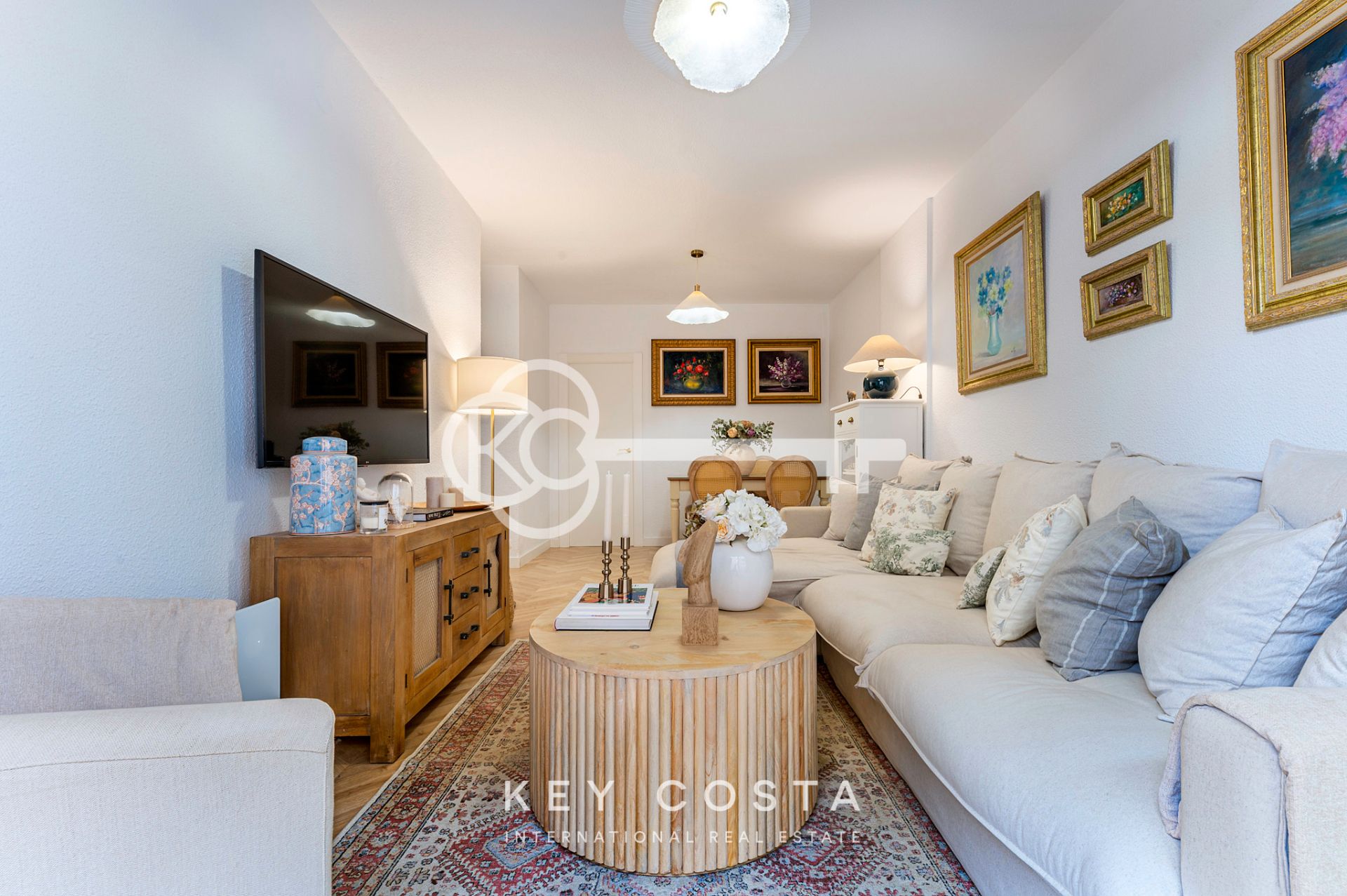 Living room of Flat for sale in Alicante / Alacant  with Furnished