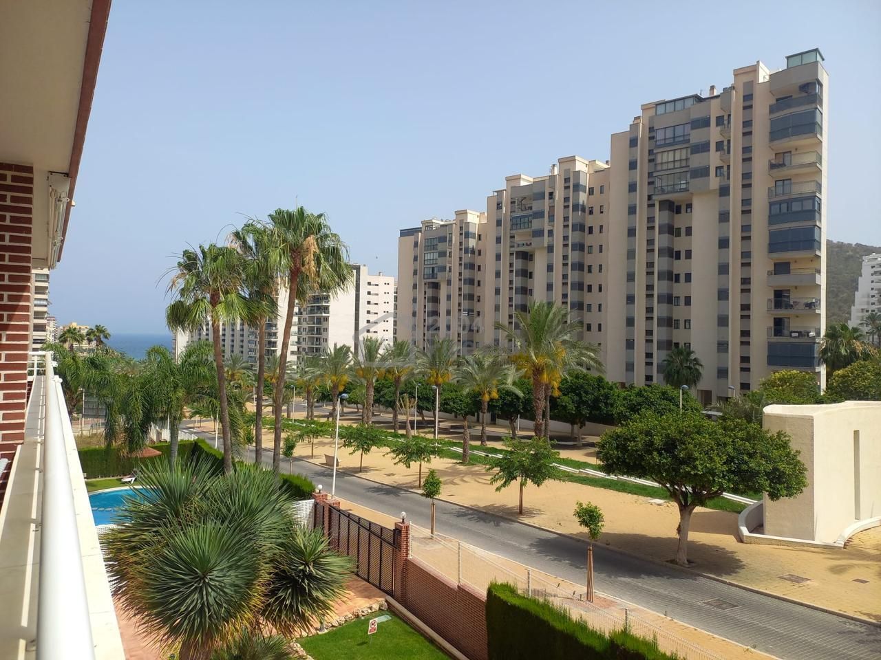 Exterior view of Flat for sale in Villajoyosa / La Vila Joiosa  with Air Conditioner, Terrace and Community pool