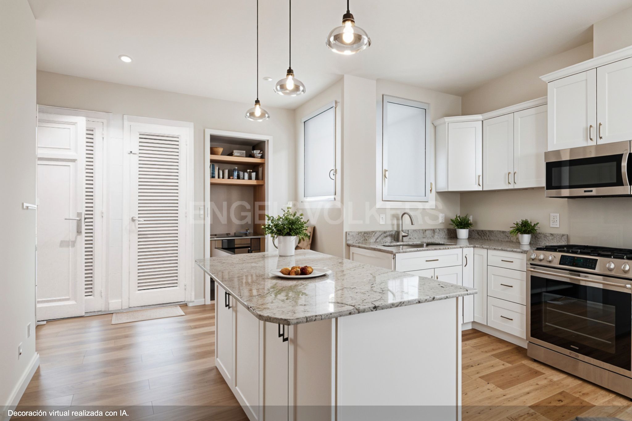 Kitchen of Apartment for sale in  Barcelona Capital  with Air Conditioner, Heating and Parquet flooring
