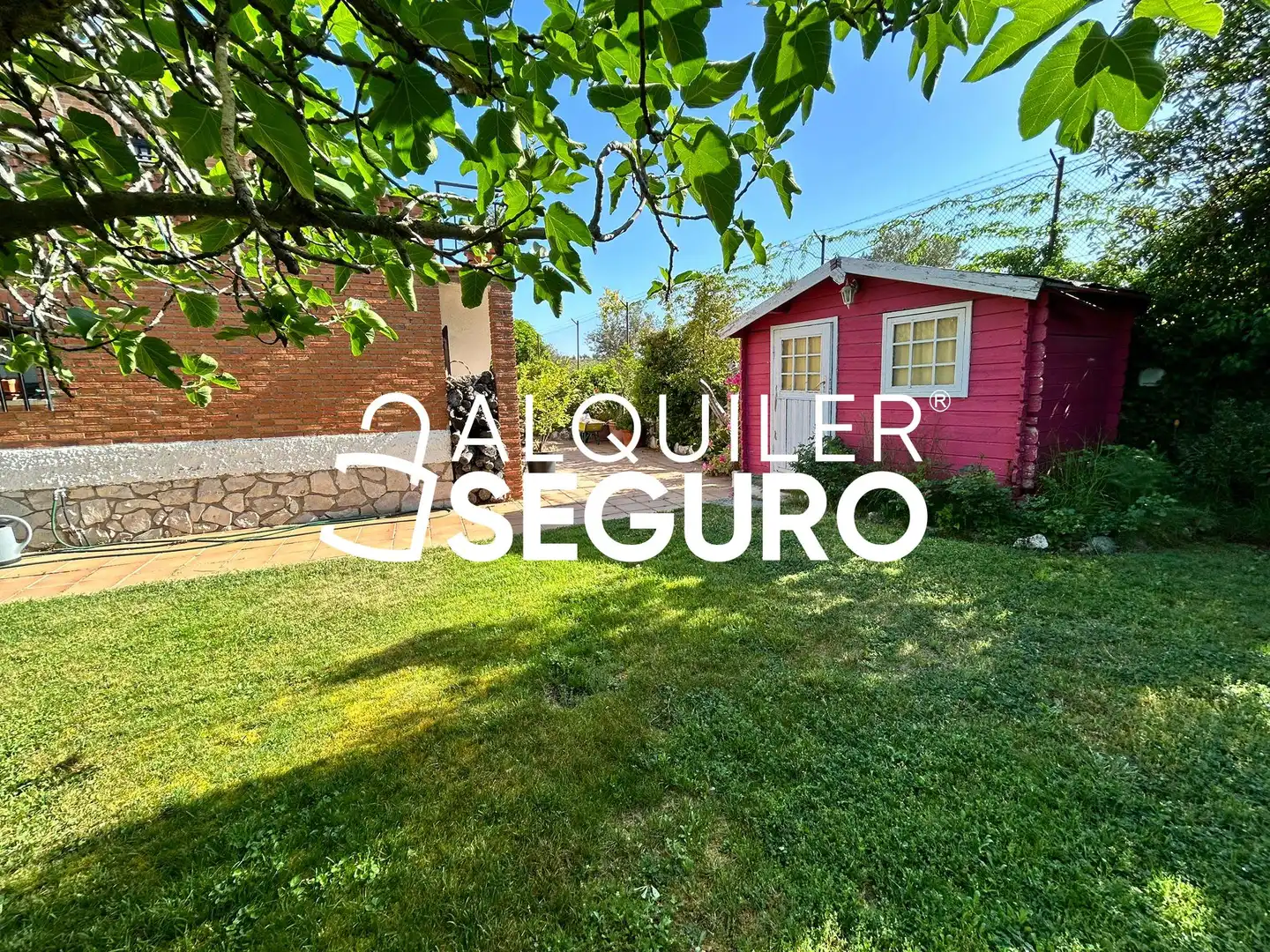 Garten von Haus oder Chalet zur Miete in Arganda del Rey mit Klimaanlage, Heizung und Abstellraum