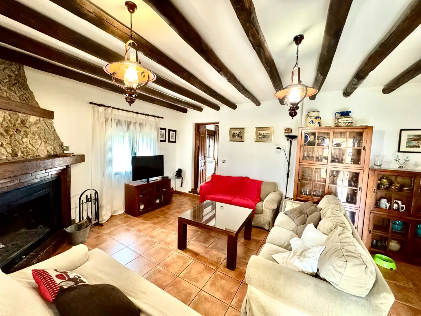 Living room of Houses for sale in Alpujarra de la Sierra  with Heating, Private garden and Terrace