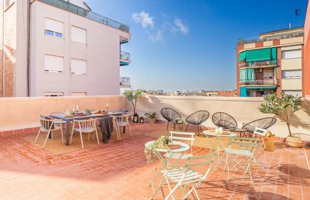 Terrassa de Casa o xalet per a compartir en Gràcia