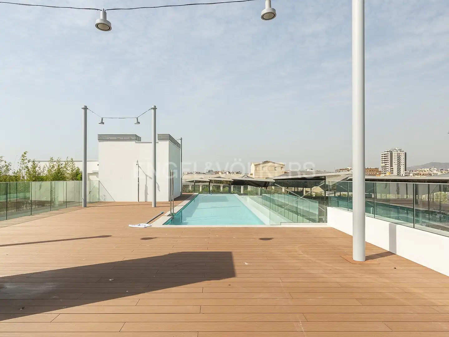 Terrasse von Wohnung zur Miete in Barcelona mit Klimaanlage, Heizung und Parkett
