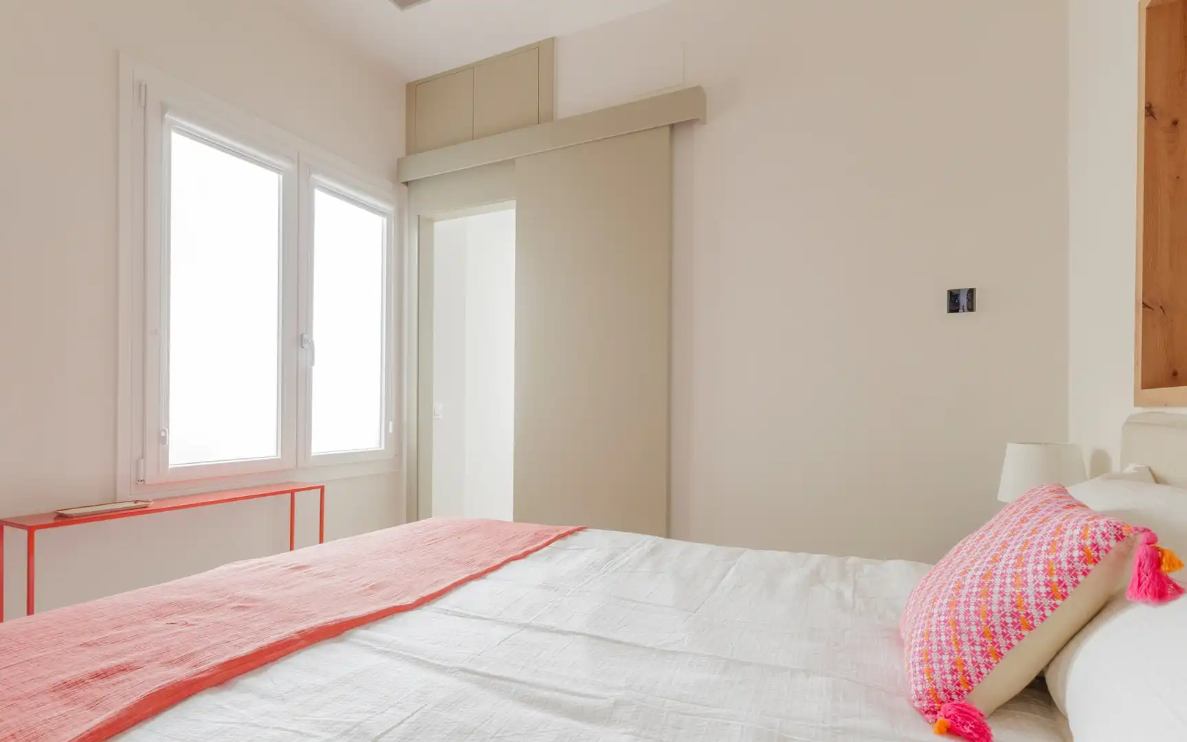Bedroom of Flat for rent in Madrid  with Heating and Furnished