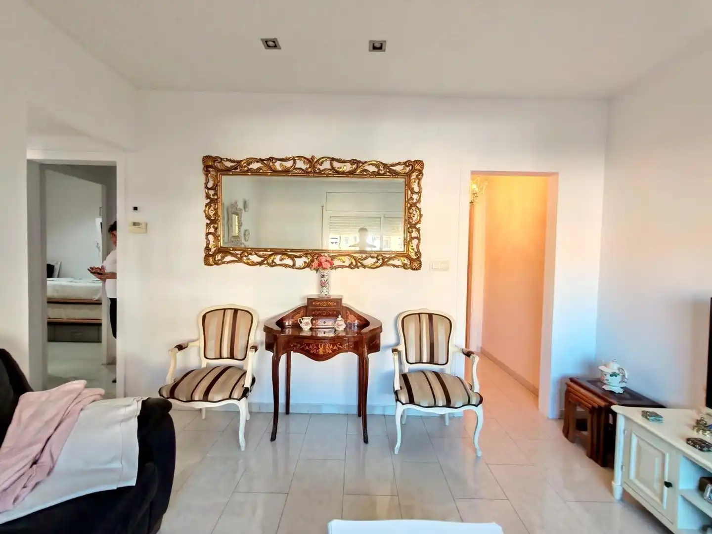 Sala d'estar de Planta baixa en venda en Barcelona amb Calefacció i Moblat