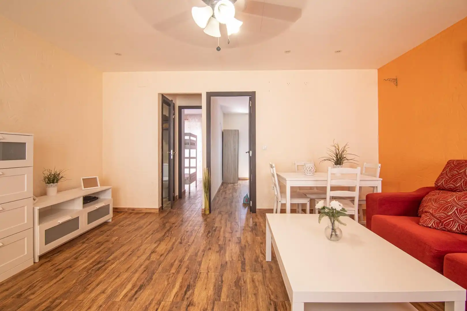 Living room of Flat for sale in Elche / Elx  with Furnished and Balcony