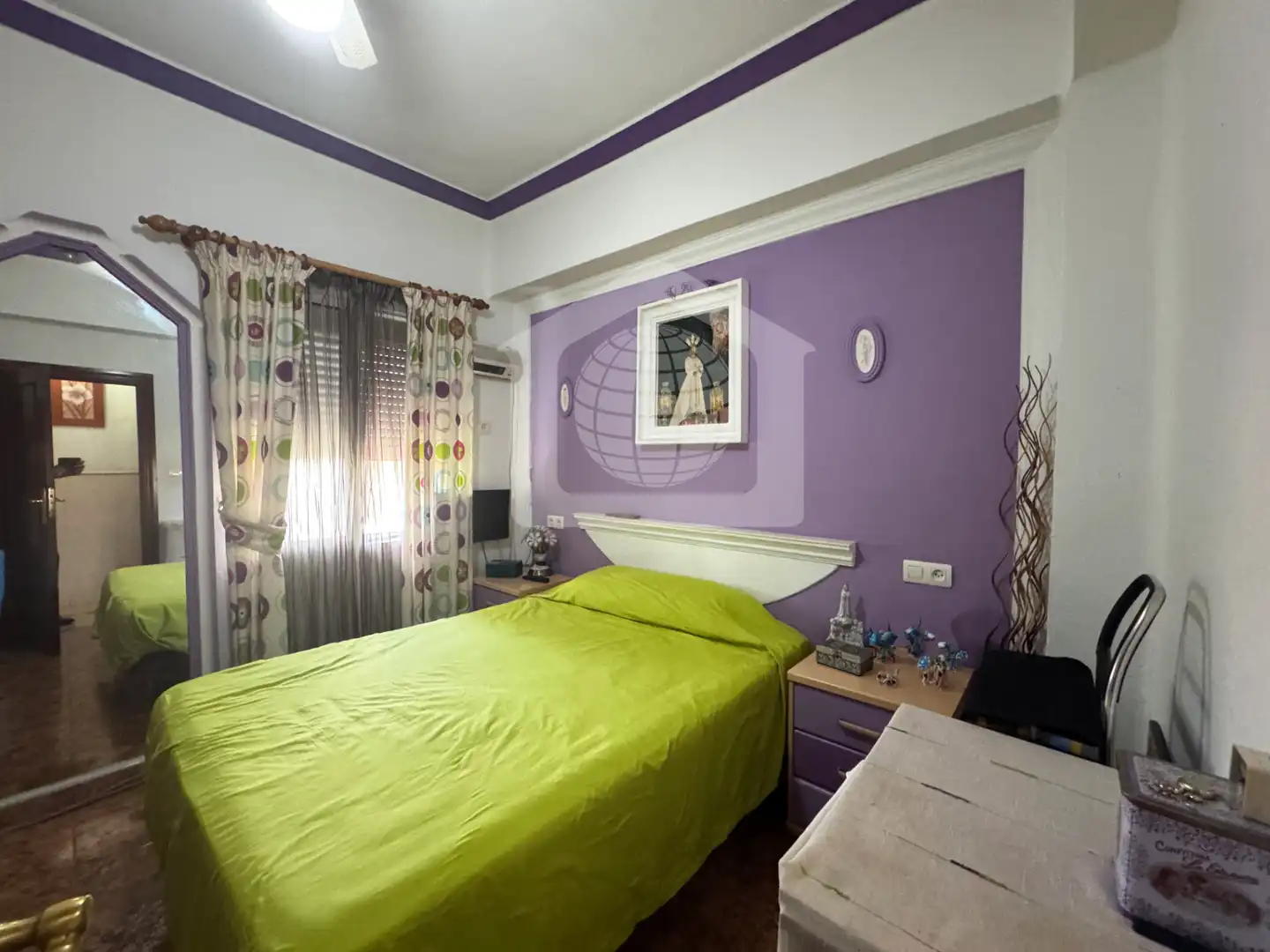 Bedroom of Flat for sale in Málaga  with Air Conditioner and Furnished
