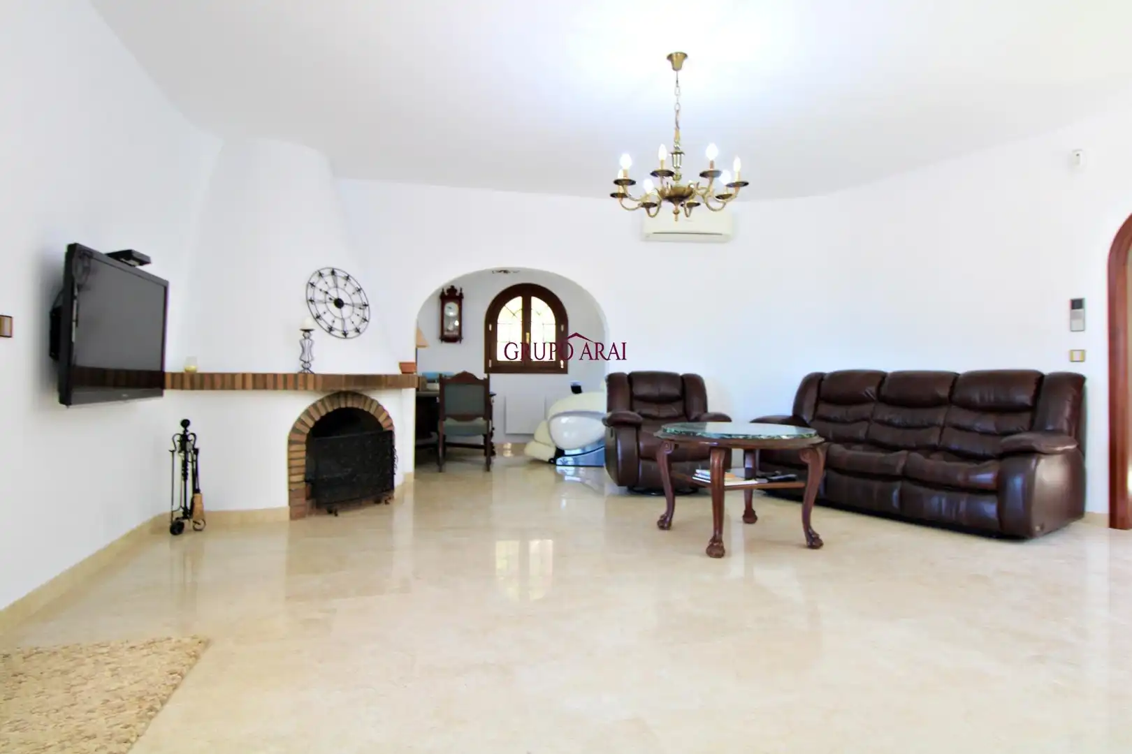 Sala de estar de Casa o chalet en venta en Altea con Calefacción, Jardín privado y Terraza