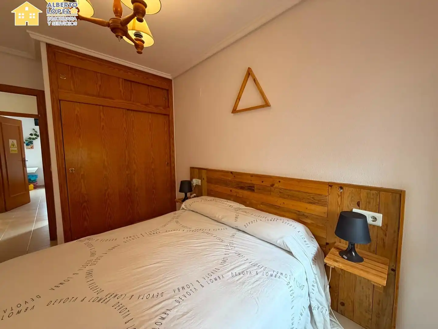Schlafzimmer von Wohnungen zur Miete in Elche / Elx mit Klimaanlage, Heizung und Terrasse