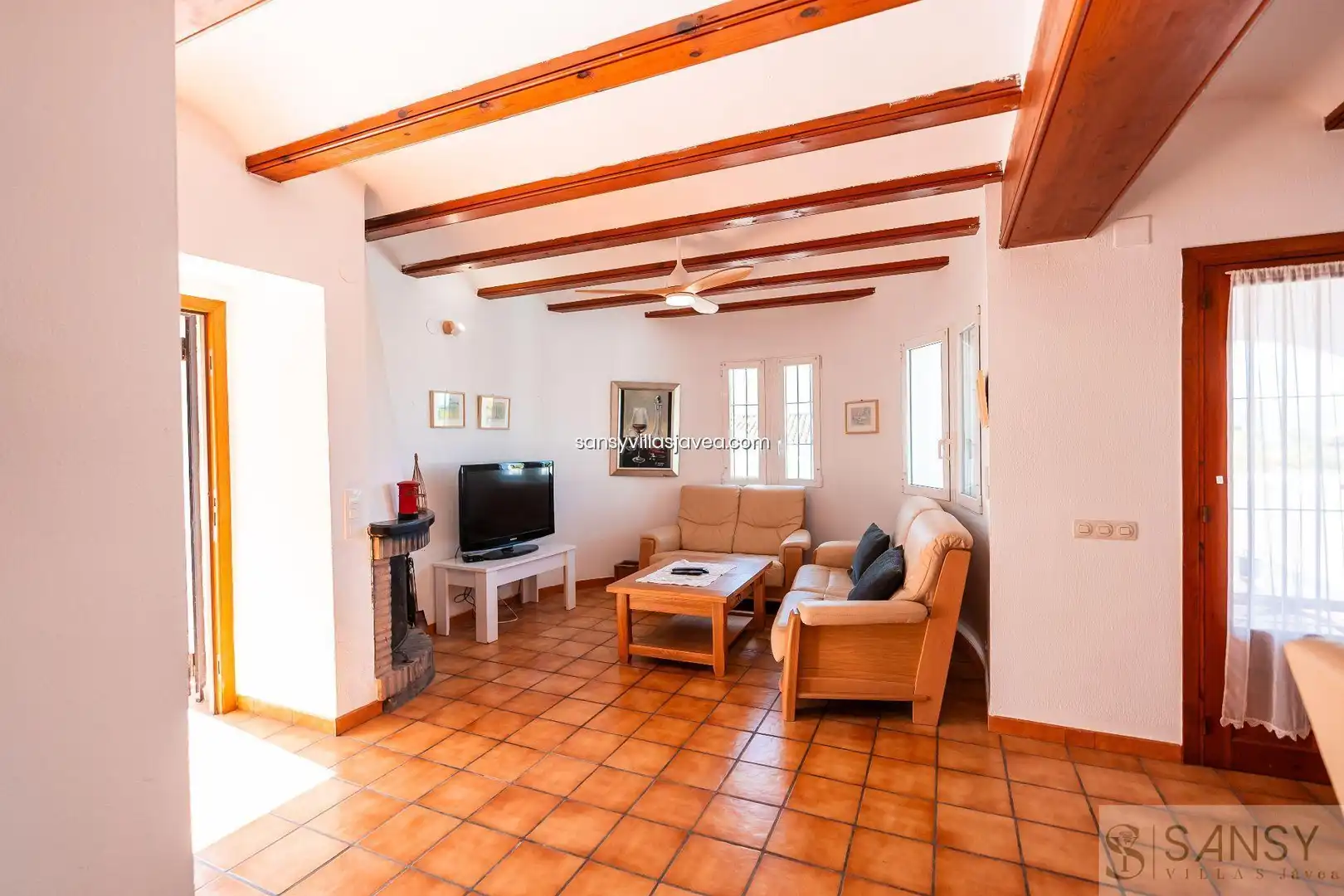 Living room of Houses for sale in Jávea / Xàbia  with Storage room