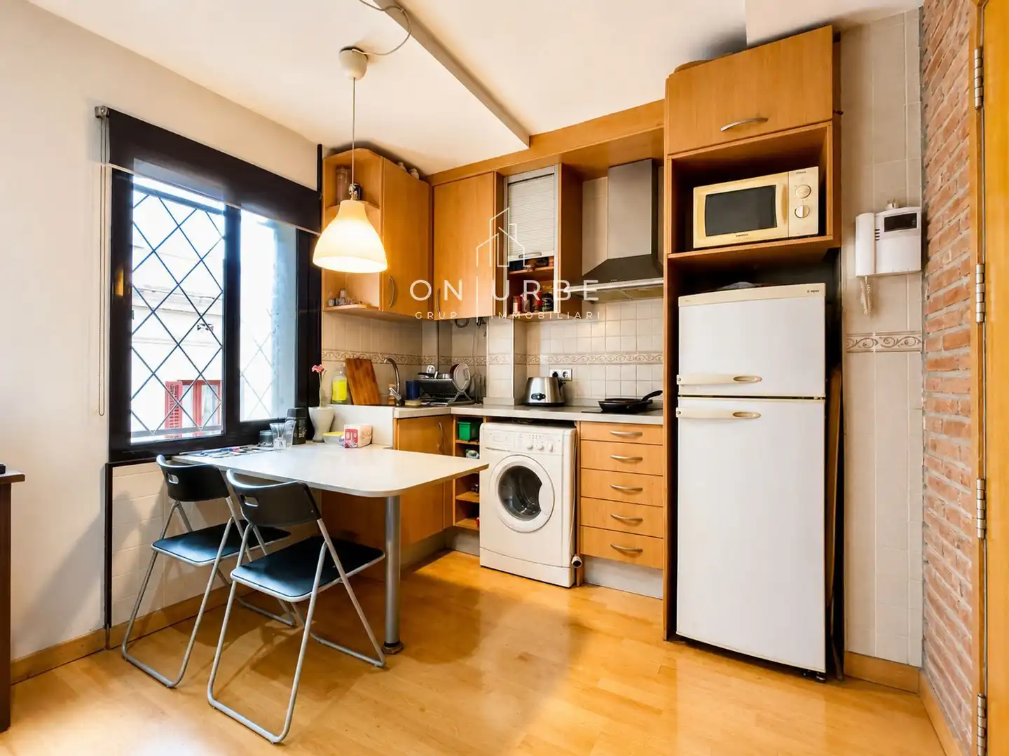 Cocina de Piso en venta en Barcelona con Aire acondicionado, Parquet y Terraza