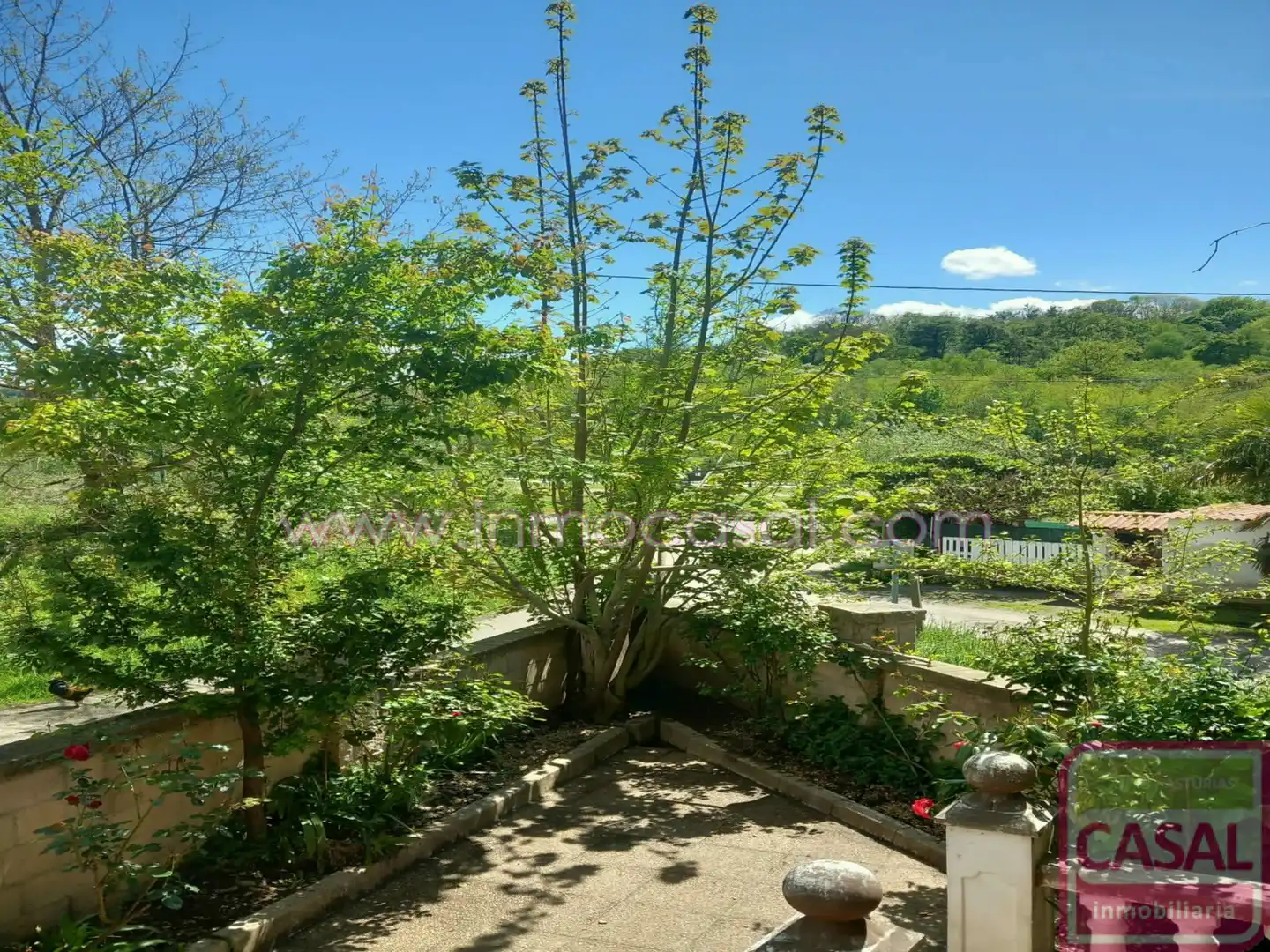 Jardín de Casa o chalet en venta en Oviedo  con Calefacción y Trastero