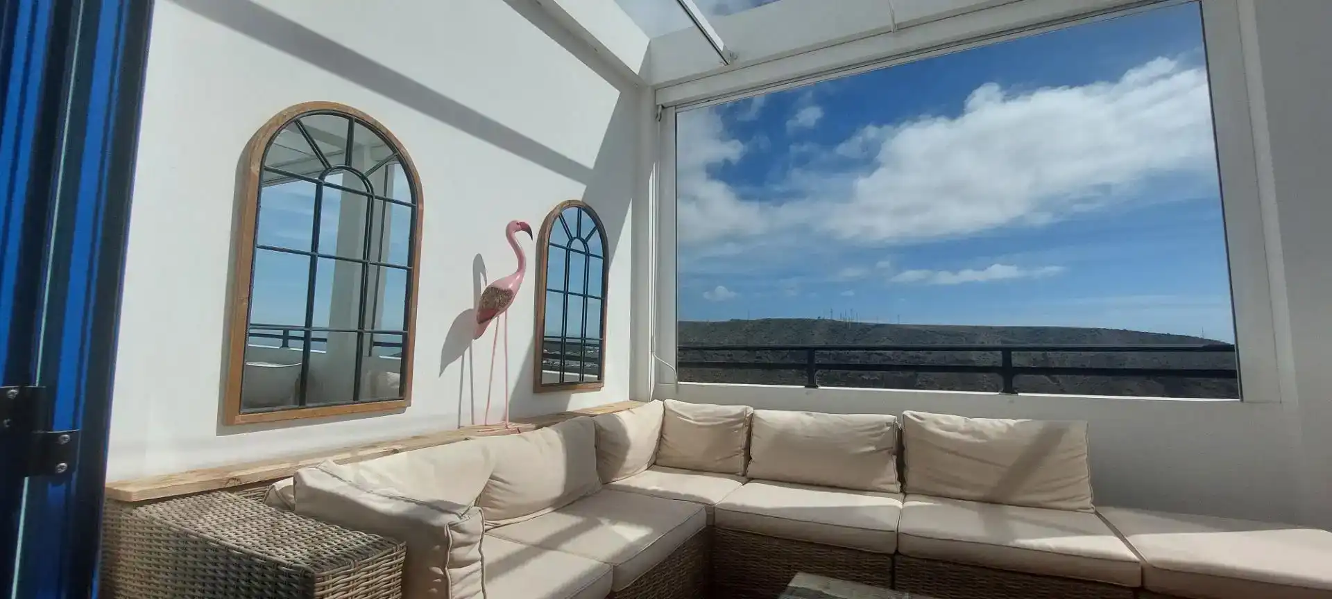 Terrace of Flat for sale in Mogán  with Air Conditioner, Private garden and Swimming Pool