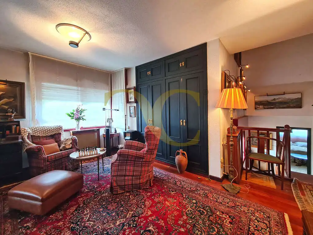 Living room of Houses for sale in Gijón   with Heating, Private garden and Terrace