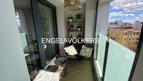 Balcony of Apartment for sale in  Madrid Capital  with Air Conditioner, Heating and Parquet flooring