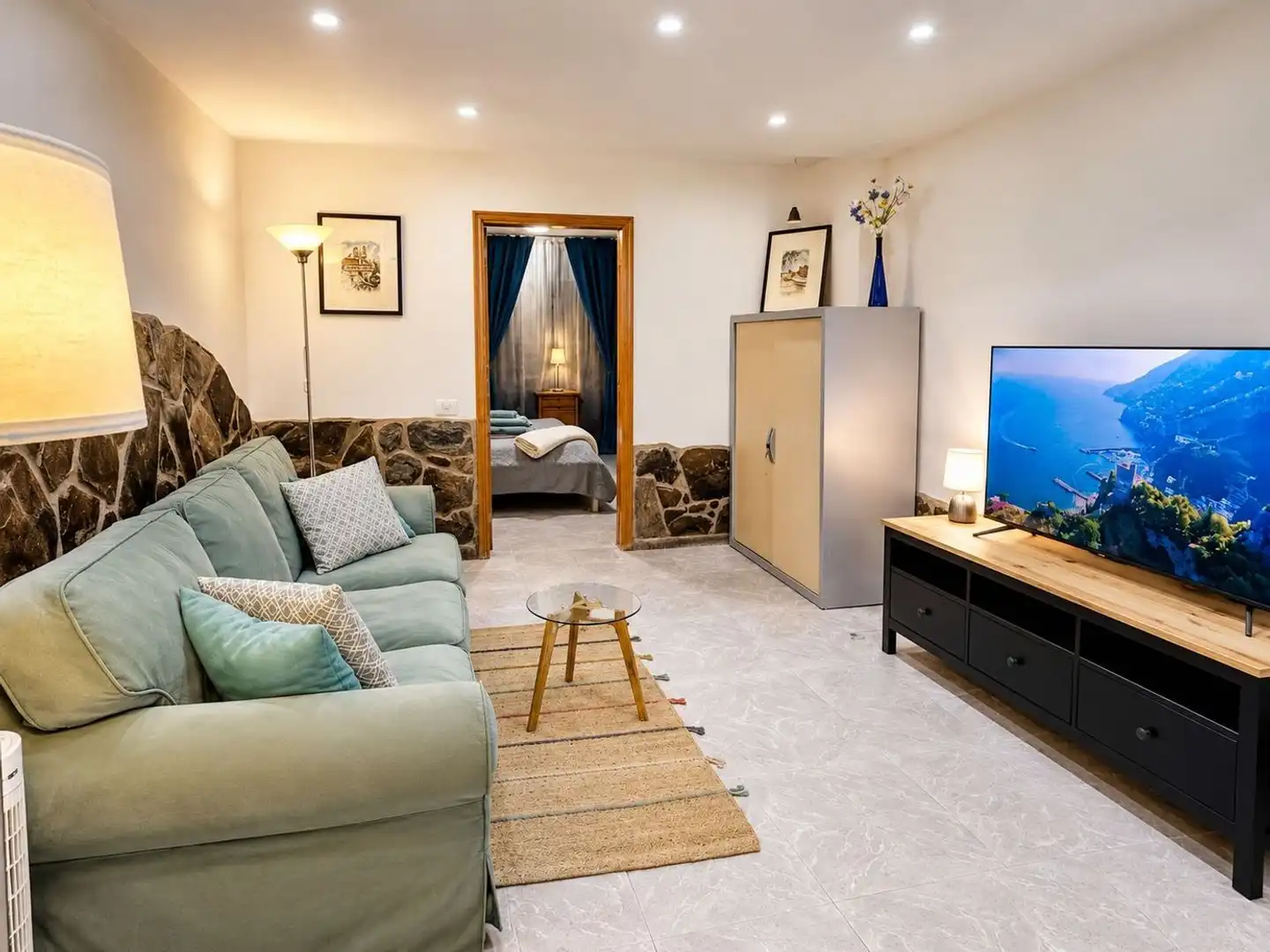 Sala de estar de Casa o chalet en venta en San Bartolomé de Tirajana con Aire acondicionado, Jardín privado y Terraza