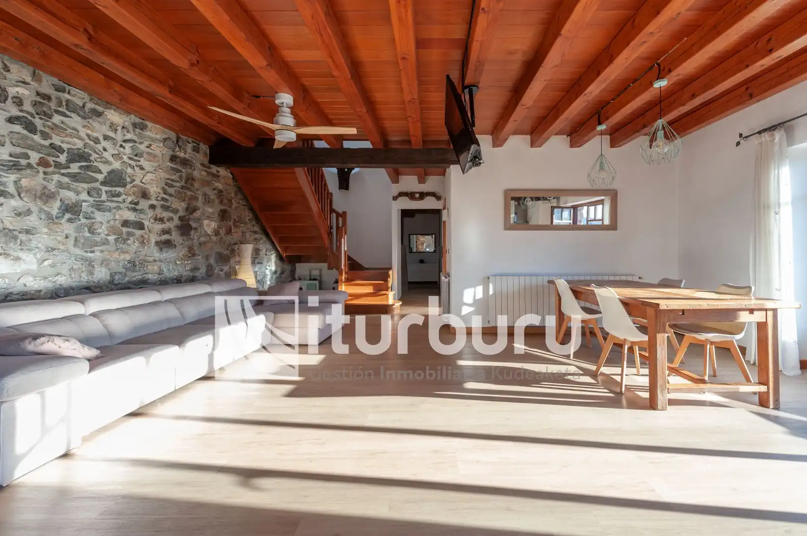 Sala de estar de Casa o chalet en venta en Arrieta, Bizkaia