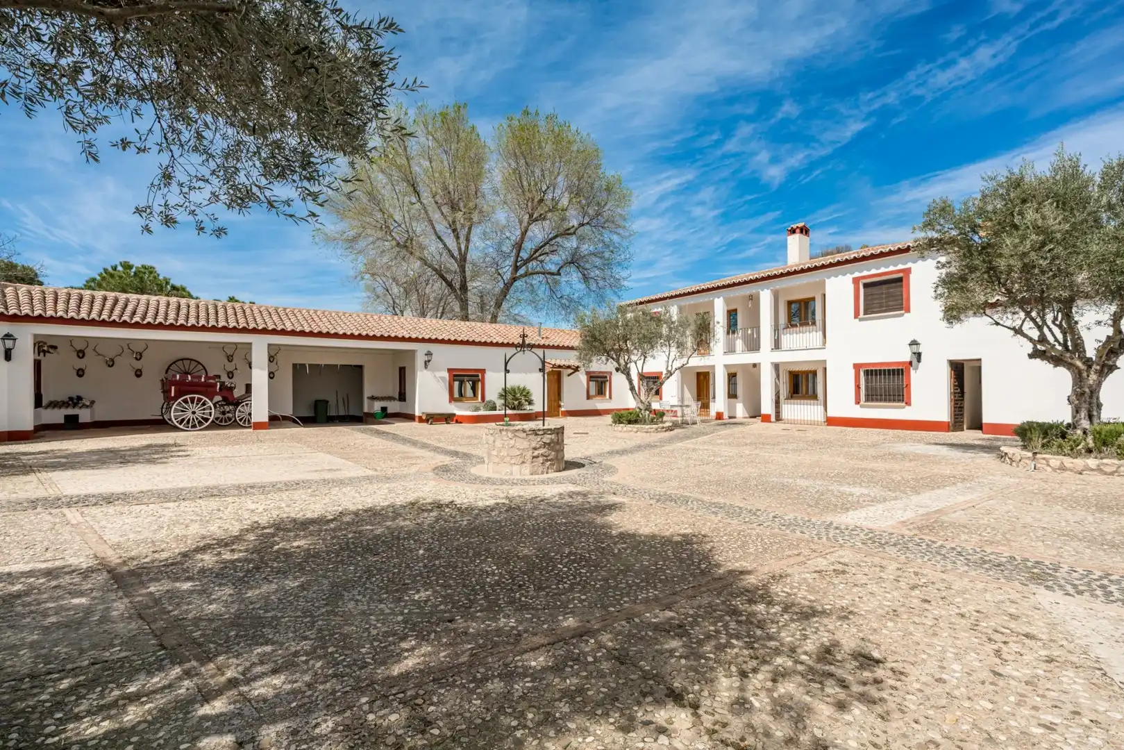 Vista exterior de Casa o chalet en venta en Alcázar de San Juan con Jardín privado, Piscina y Amueblado
