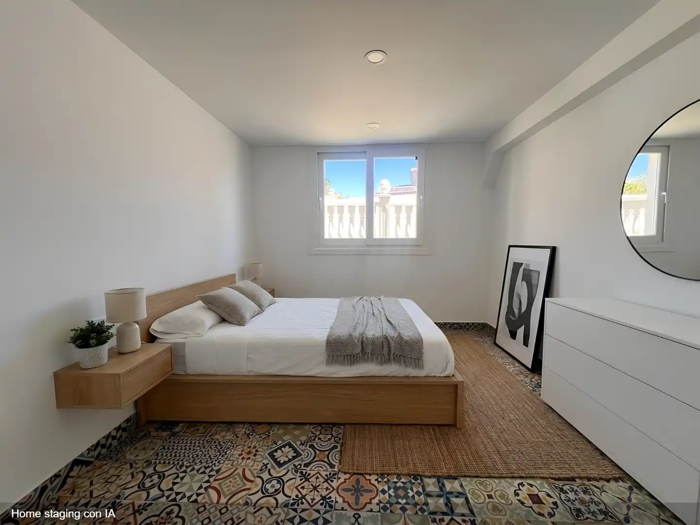 Schlafzimmer von Haus oder Chalet zum Verkauf in Torrevieja mit Klimaanlage, Heizung und Privatgarten