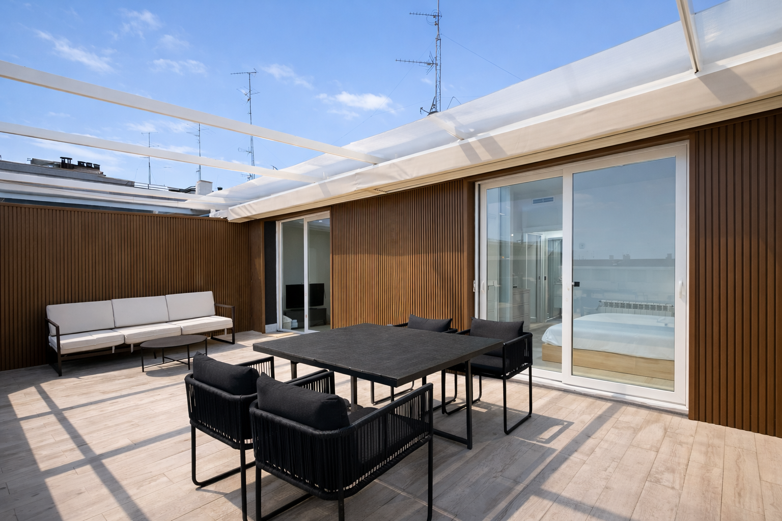 Terrace of Attic for sale in  Madrid Capital  with Air Conditioner, Heating and Terrace