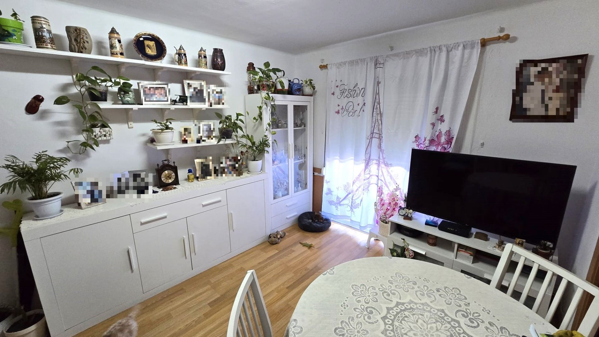 Sala d'estar de Pis en venda en Sabadell amb Aire condicionat, Parquet i Balcó