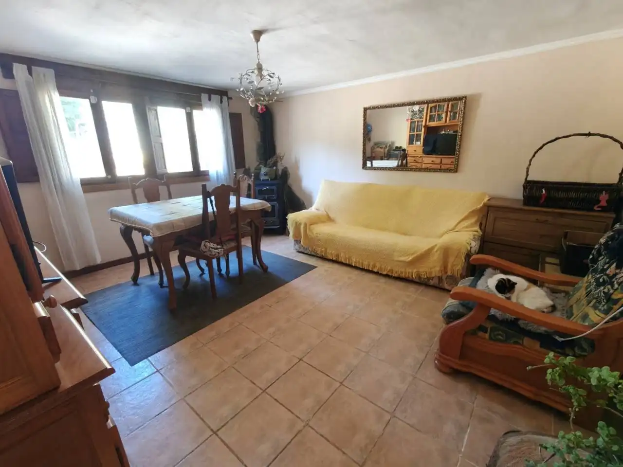 Sala d'estar de Casa o xalet en venda en Muskiz amb Jardí privat i Terrassa