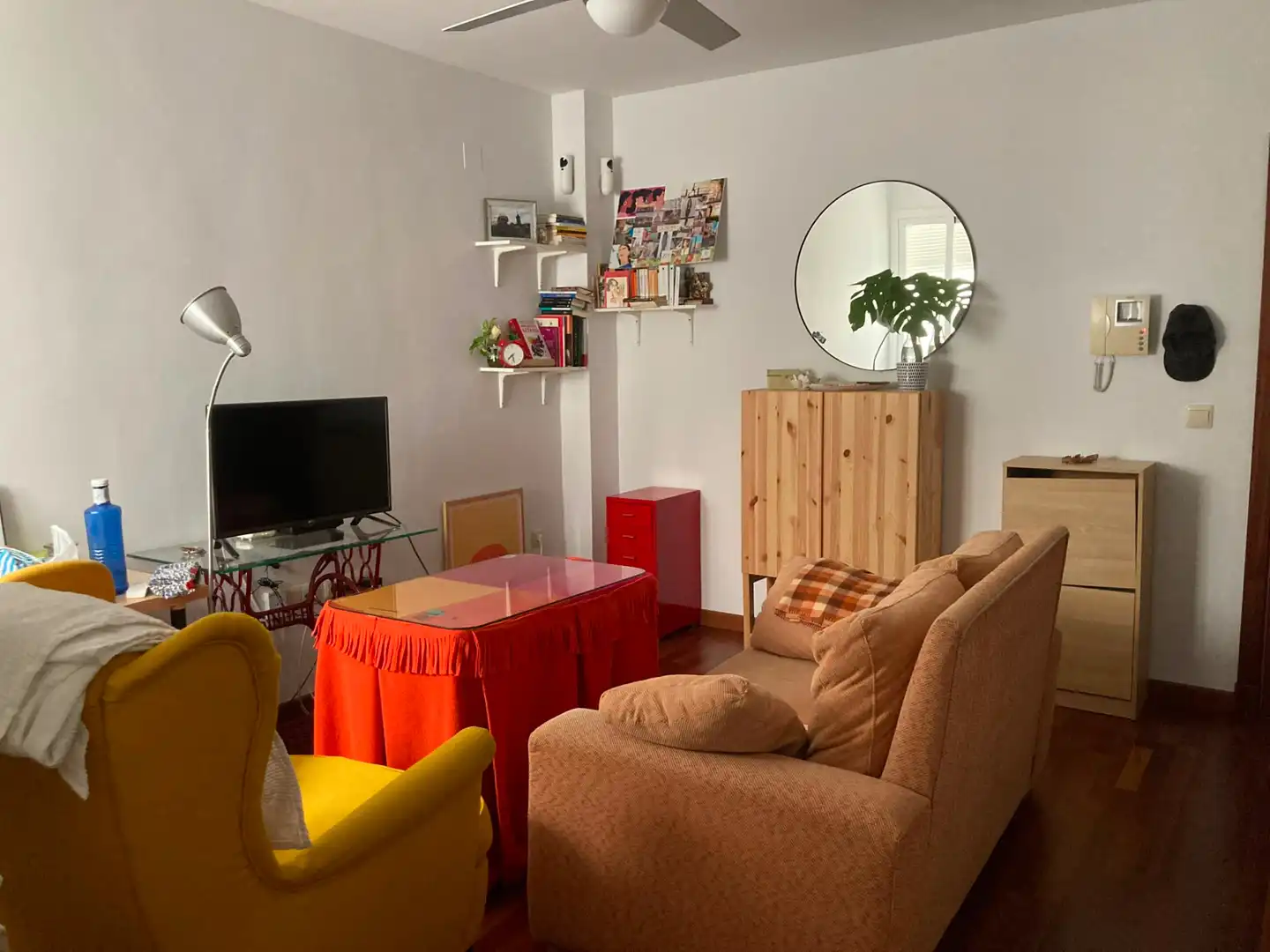 Wohnzimmer von Maisonette zum Verkauf in Sanlúcar de Barrameda mit Klimaanlage, Möbliert und Ofen