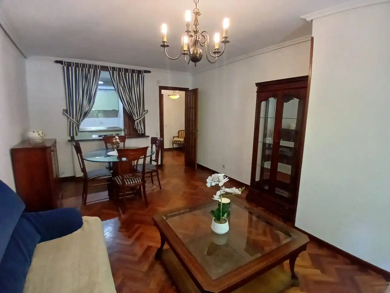 Sala d'estar de Apartament en venda en Santander amb Calefacció, Parquet i Forn