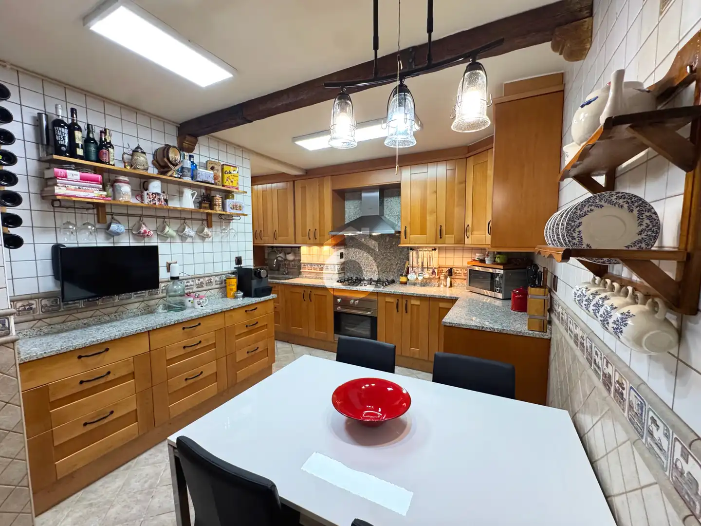 Kitchen of Flat for sale in Martorell  with Air Conditioner, Heating and Parquet flooring