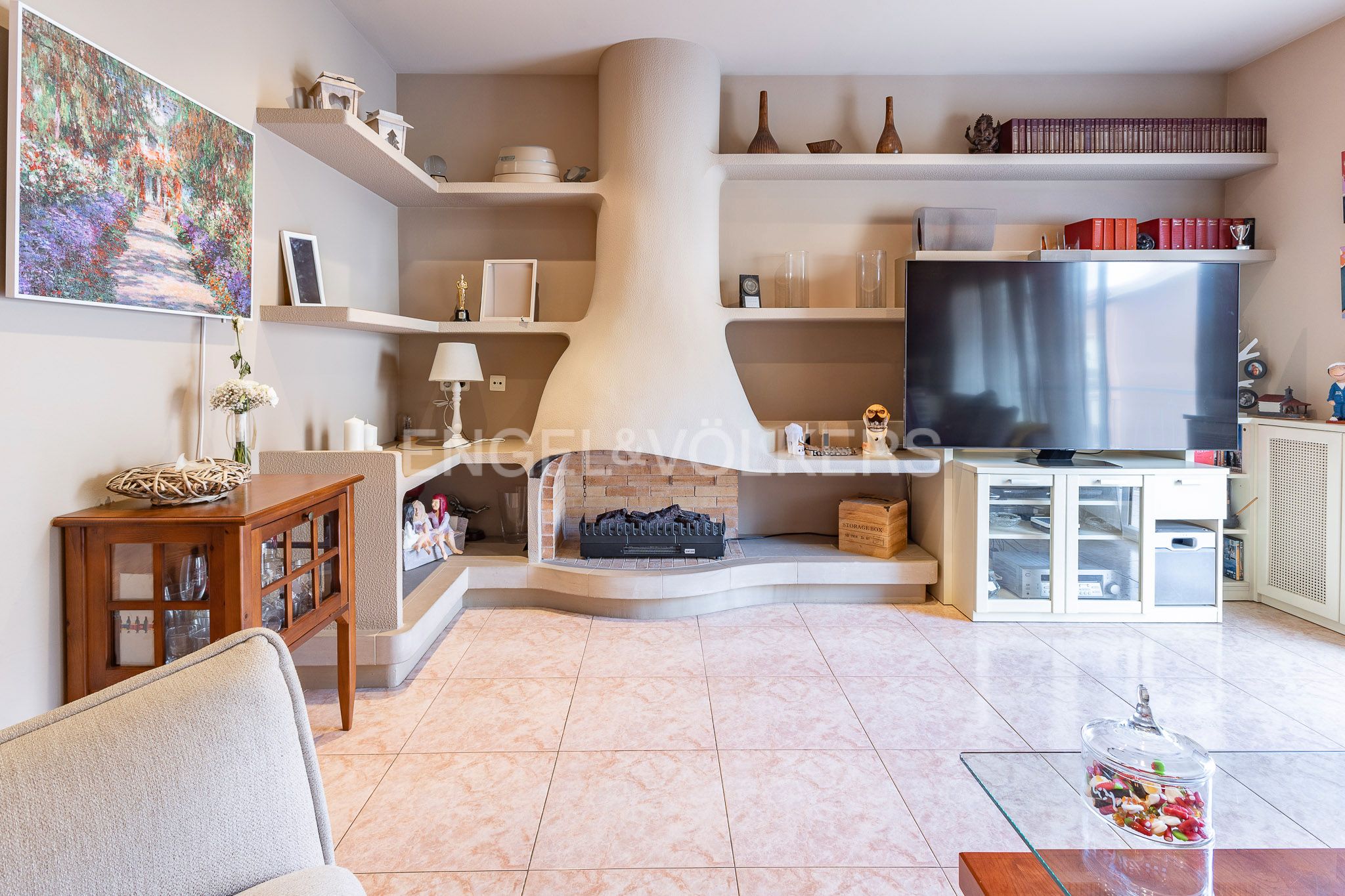 Sala d'estar de Casa o xalet en venda en Mataró amb Calefacció, Jardí privat i Terrassa