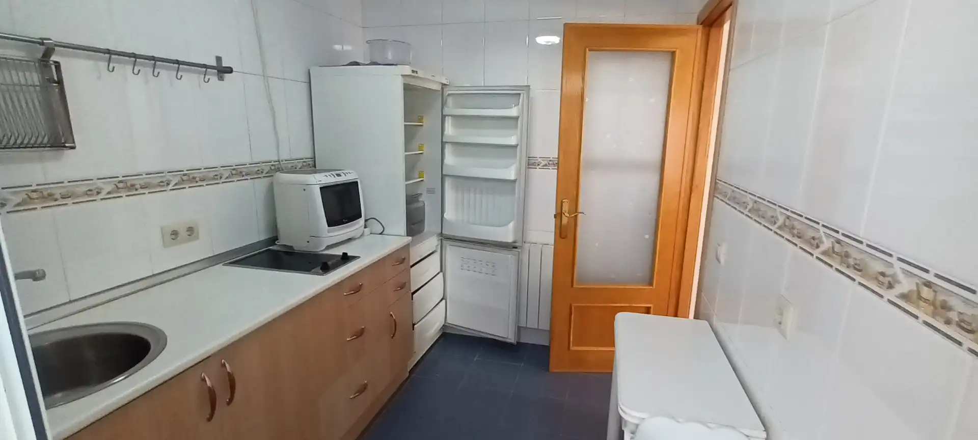Cuina de Apartament en venda en Palazuelos de Eresma amb Calefacció, Parquet i Terrassa