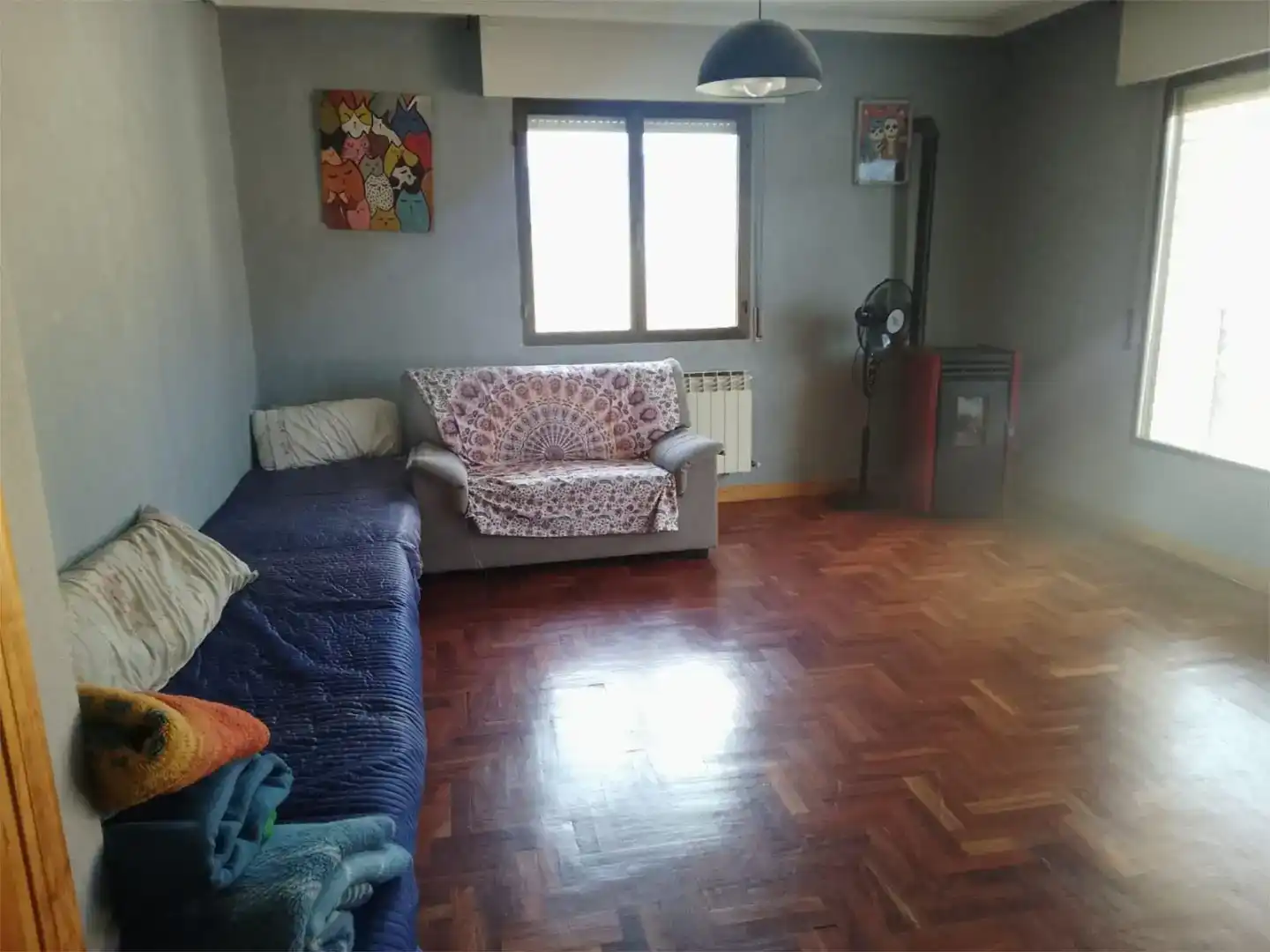 Sala d'estar de Pis en venda en Aguas Cándidas amb Jardí privat, Traster i Balcó