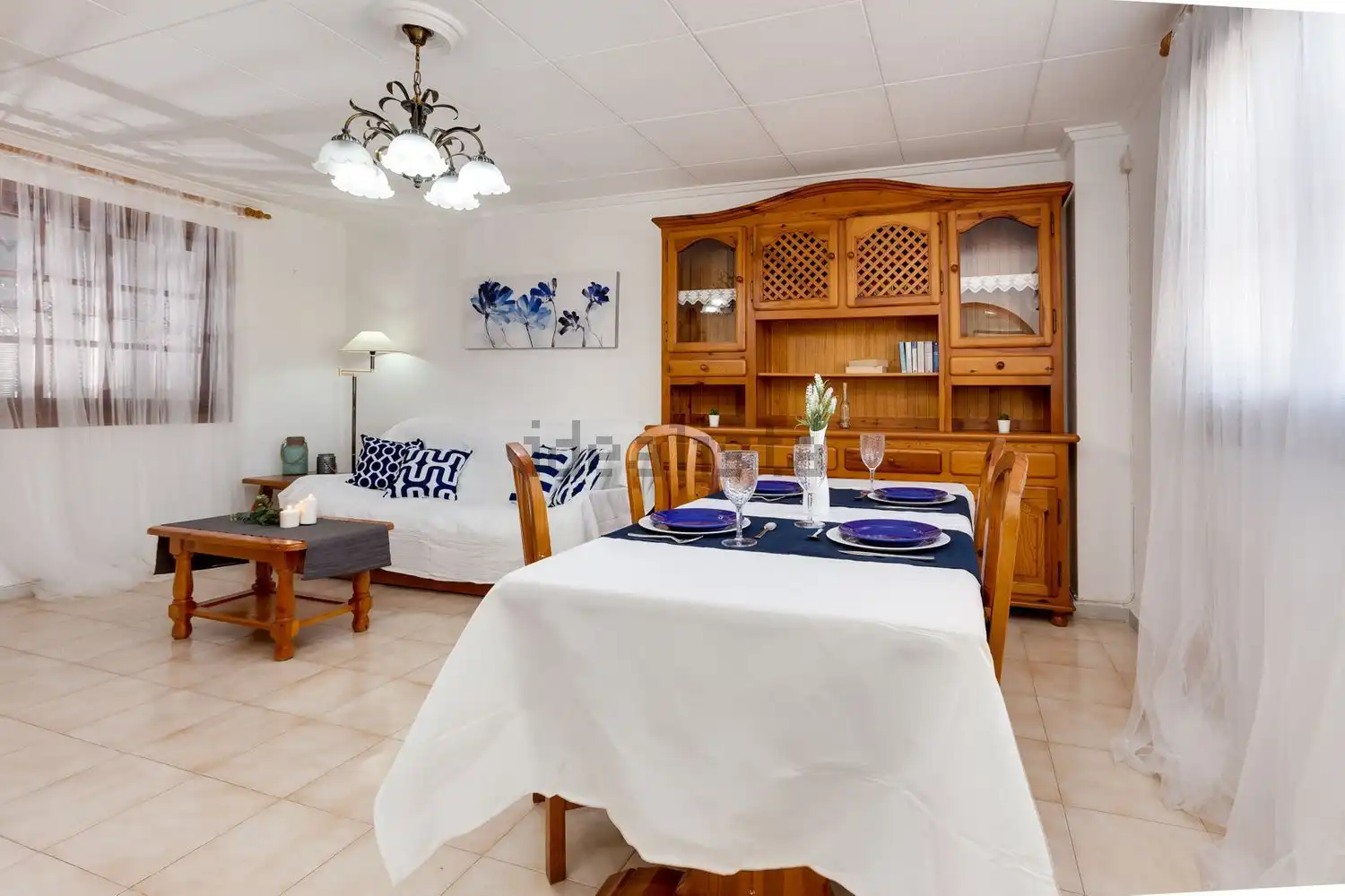 Comedor de Casa o chalet de alquiler en Pilar de la Horadada con Aire acondicionado, Calefacción y Jardín privado