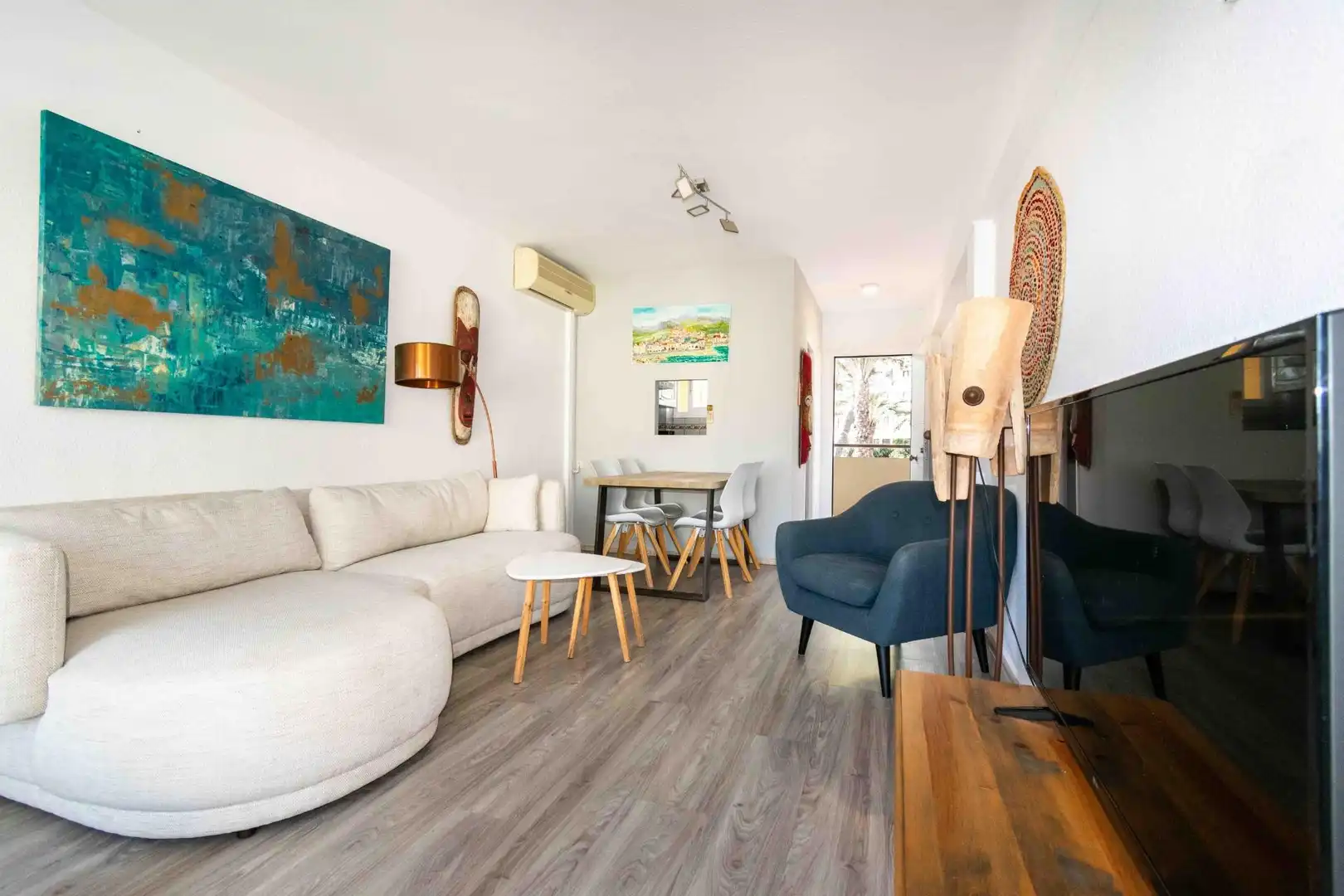 Living room of Apartments for sale in L'Alfàs del Pi  with Air Conditioner, Heating and Terrace