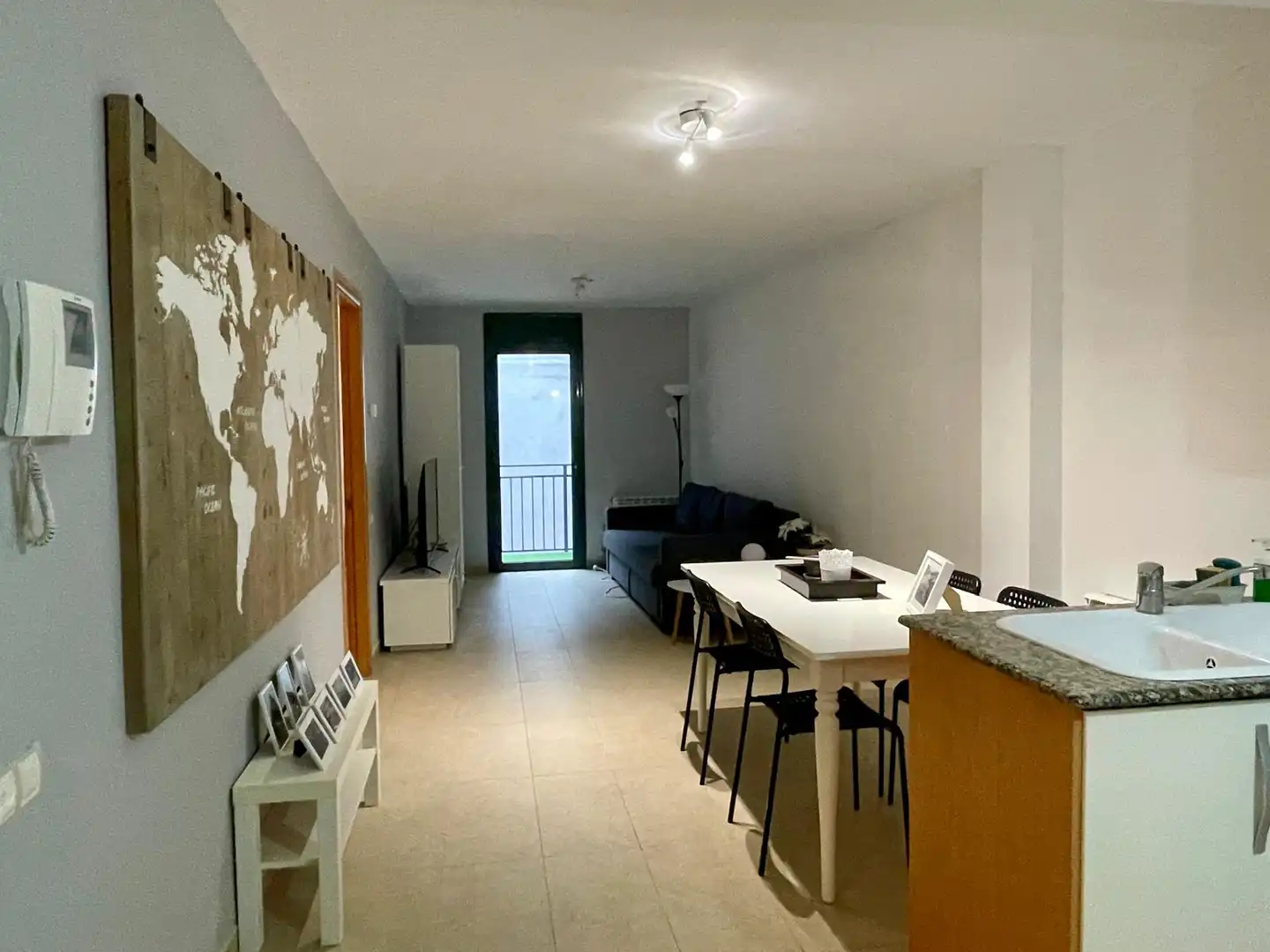 Wohnzimmer von Wohnung zur Miete in Castellbell i el Vilar mit Heizung, Möbliert und Ofen