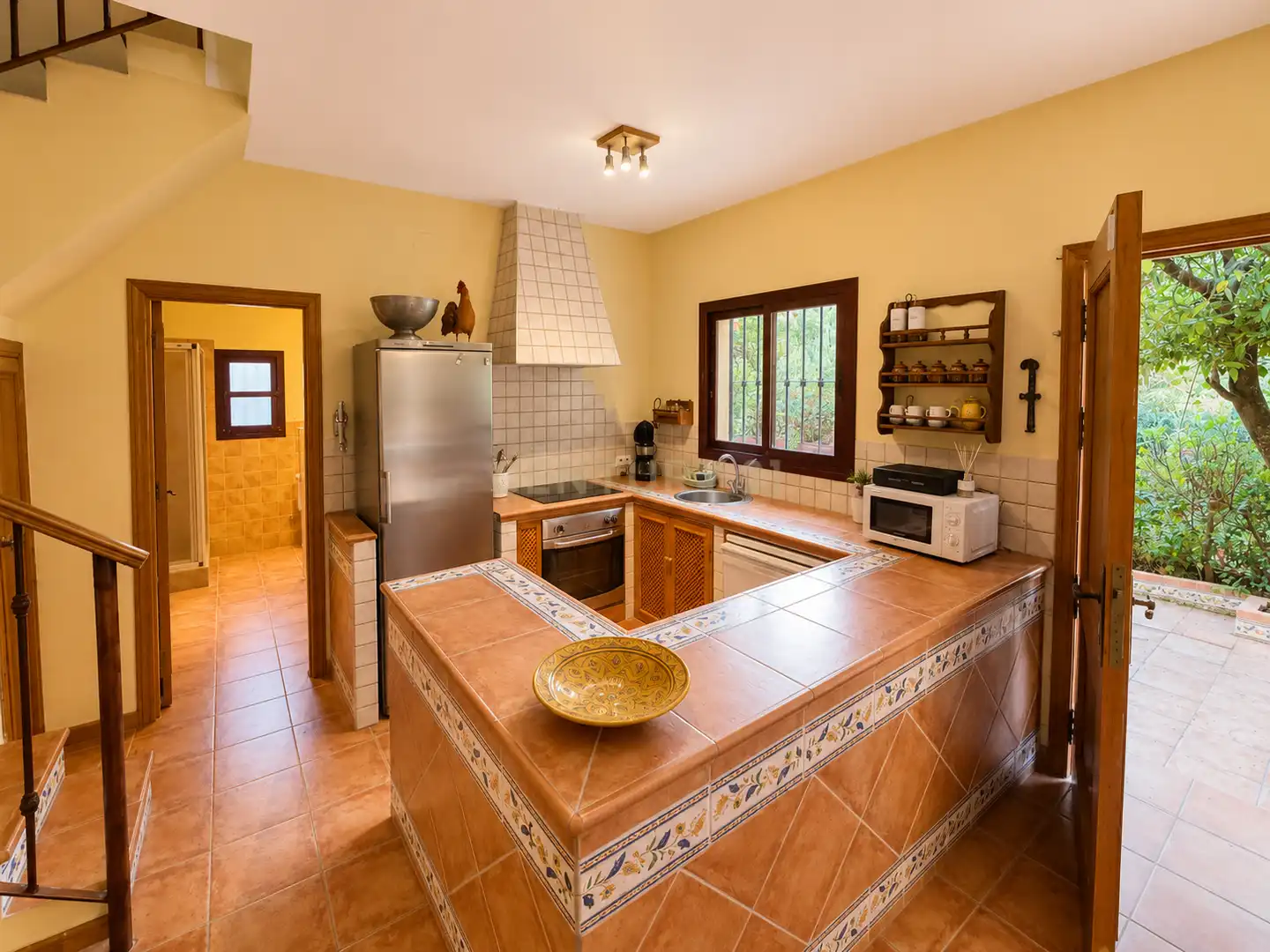 Kitchen of Houses for sale in Ojén  with Air Conditioner, Private garden and Storage room