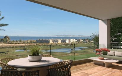 Terrasse von Wohnungen zum verkauf in Los Alcázares