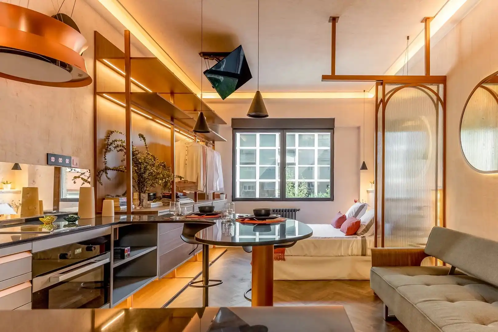 Bedroom of Flat for sale in Madrid  with Air Conditioner, Heating and Furnished
