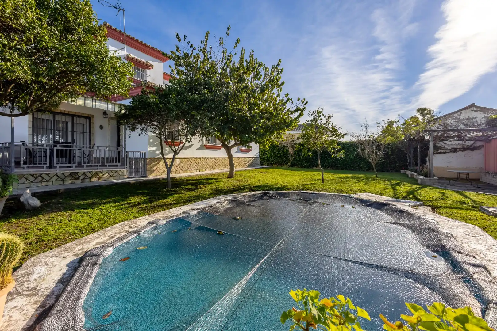Swimming pool of Houses for sale in El Puerto de Santa María  with Air Conditioner, Private garden and Terrace