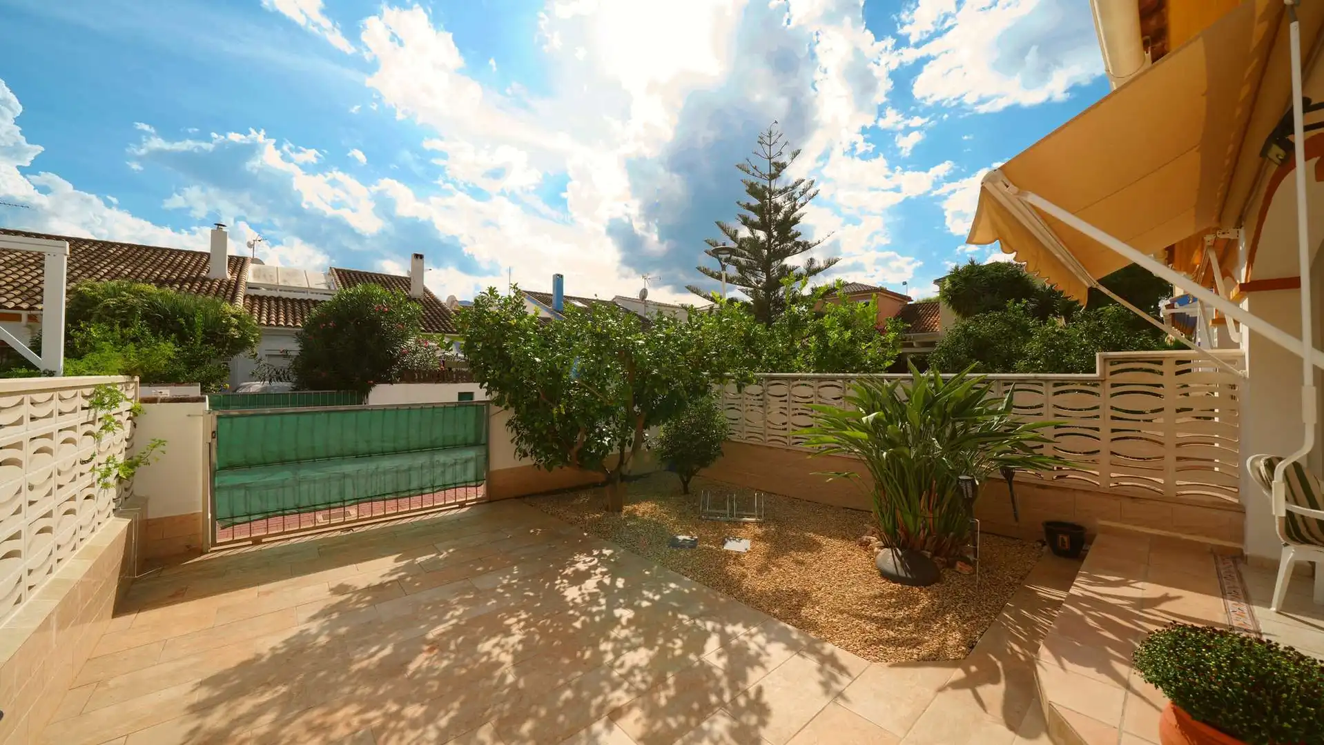 Jardí de Casa adosada en venda en El Verger amb Aire condicionat, Jardí privat i Terrassa