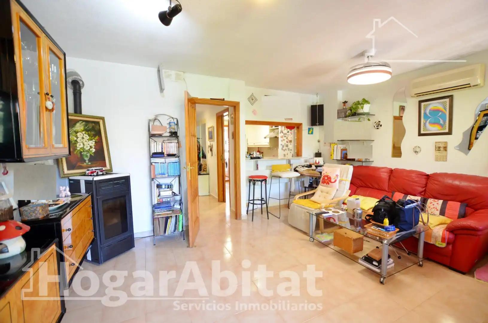 Sala d'estar de Casa adosada en venda en Sant Joan d'Alacant amb Aire condicionat, Calefacció i Jardí privat