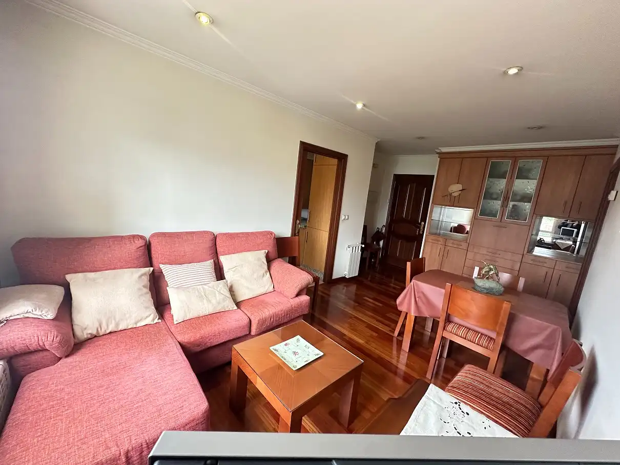 Sala de estar de Piso de alquiler en Santiago de Compostela  con Calefacción, Trastero y Amueblado