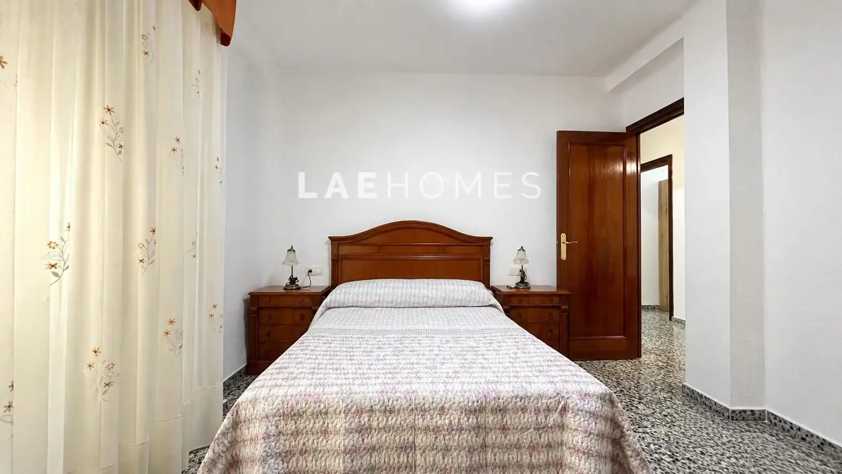Schlafzimmer von Wohnung zur Miete in Málaga mit Klimaanlage, Heizung und Möbliert