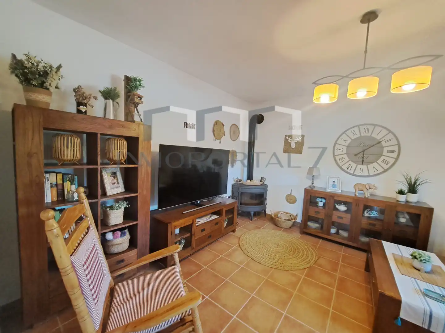 Wohnzimmer von Country house zum Verkauf in Torrent mit Klimaanlage, Privatgarten und Terrasse