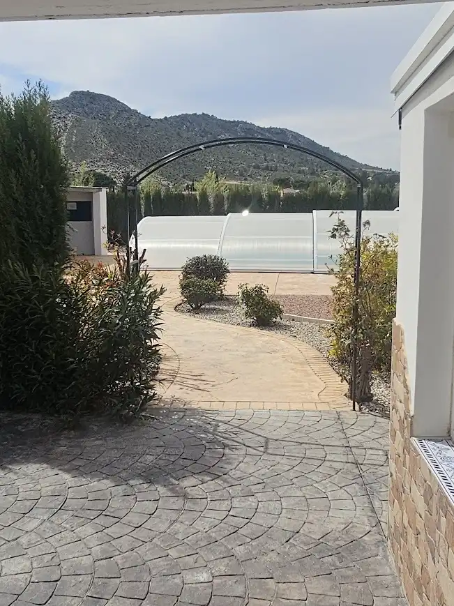 Jardín de Finca rústica en venta en Villena con Piscina