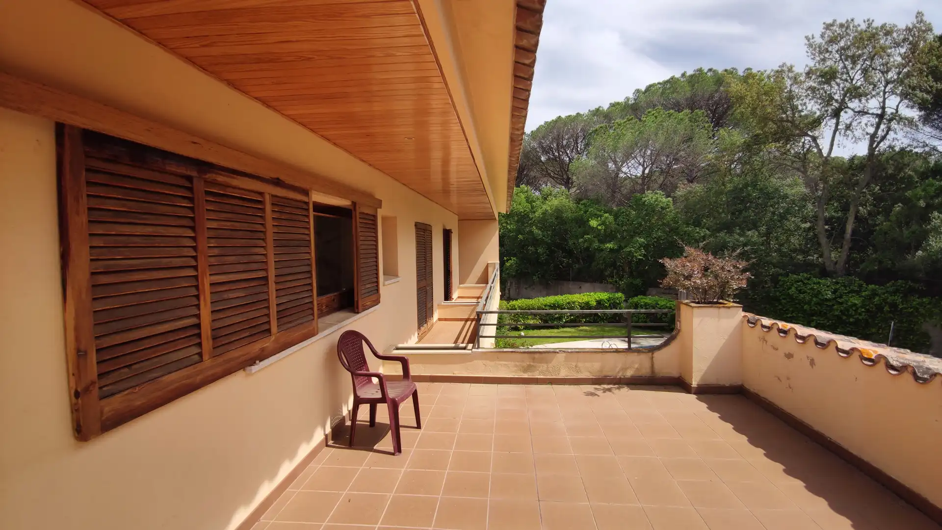 Terrassa de Finca rústica en venda en Santa Cristina d'Aro amb Calefacció, Jardí privat i Terrassa