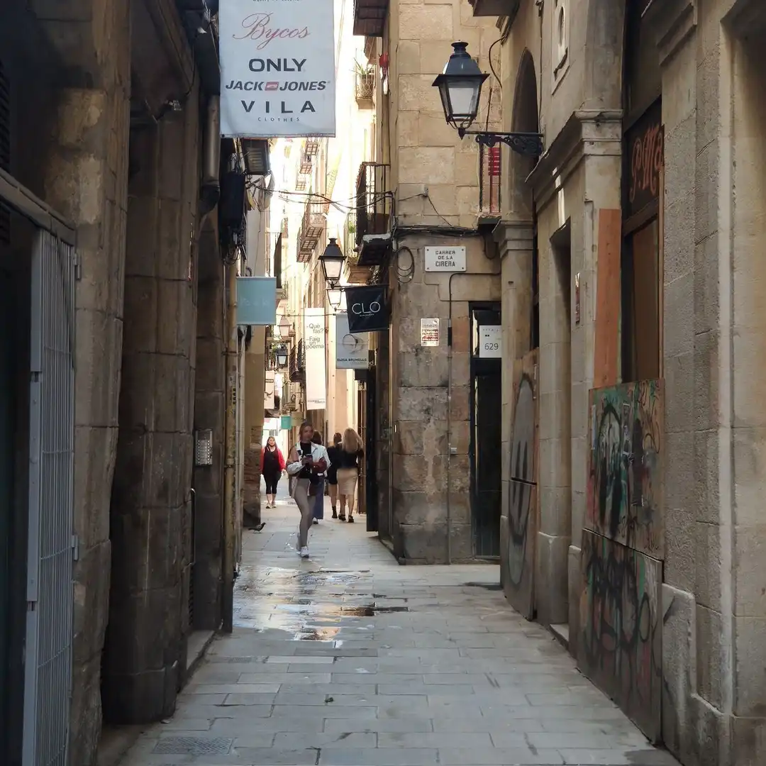 Außenansicht von Geschaftsraum zum Verkauf in Barcelona mit Klimaanlage