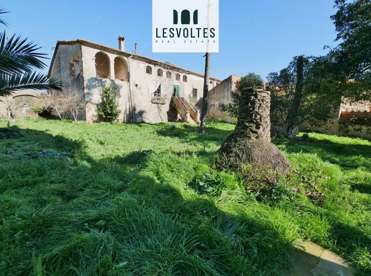 Vista exterior de Finca rústica en venda en Rupià amb Jardí privat i Terrassa