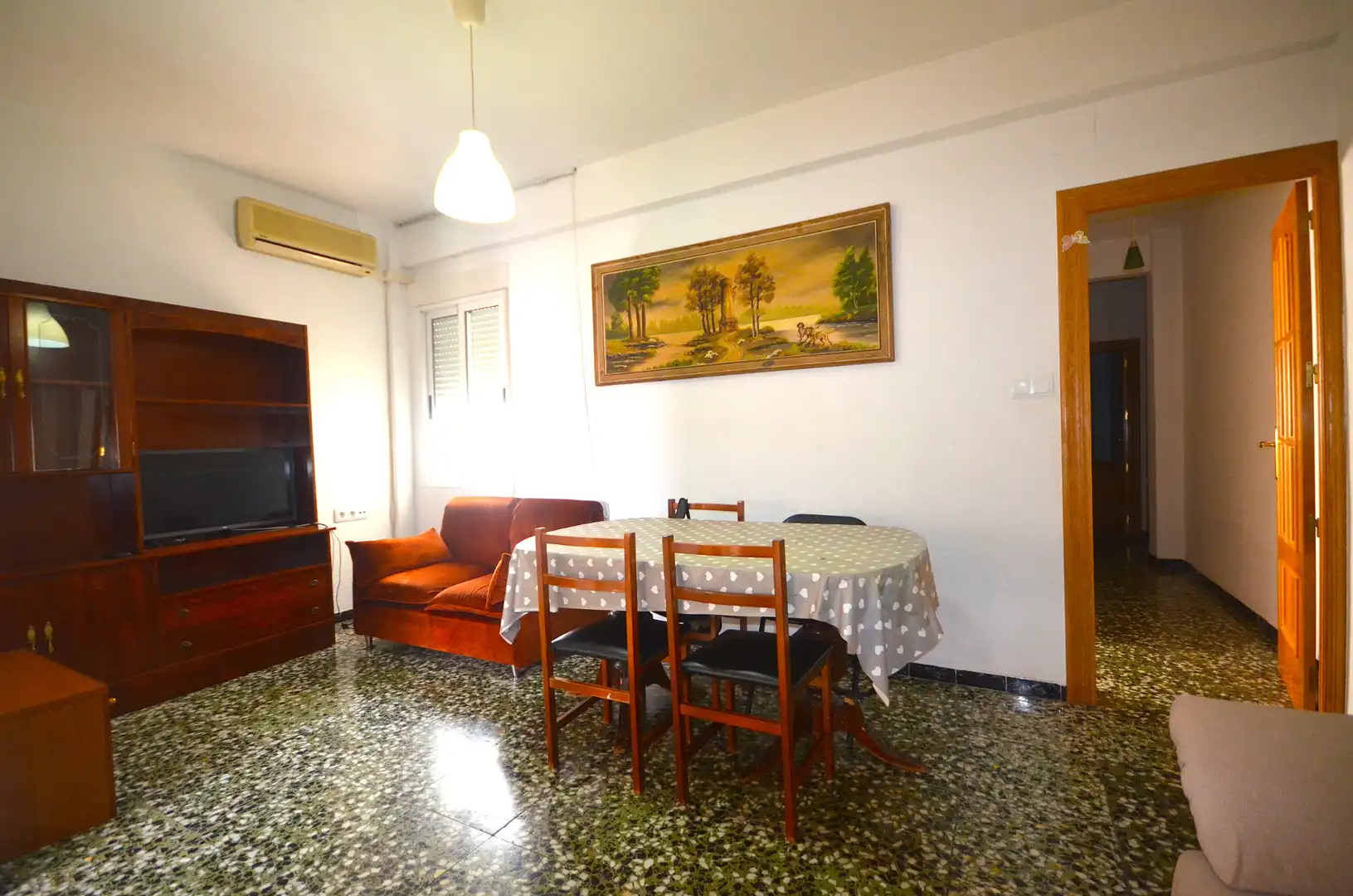 Living room of Flat for rent in Murcia  with Furnished, Oven and Washing machine