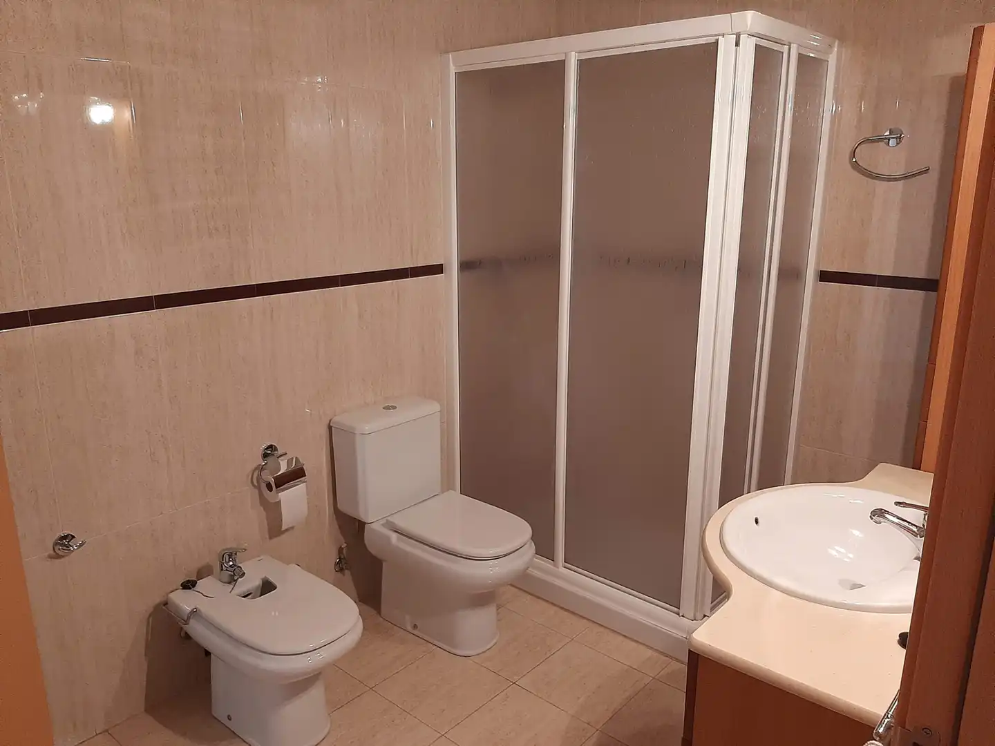 Bathroom of Flat for sale in Tauste  with Air Conditioner, Heating and Terrace